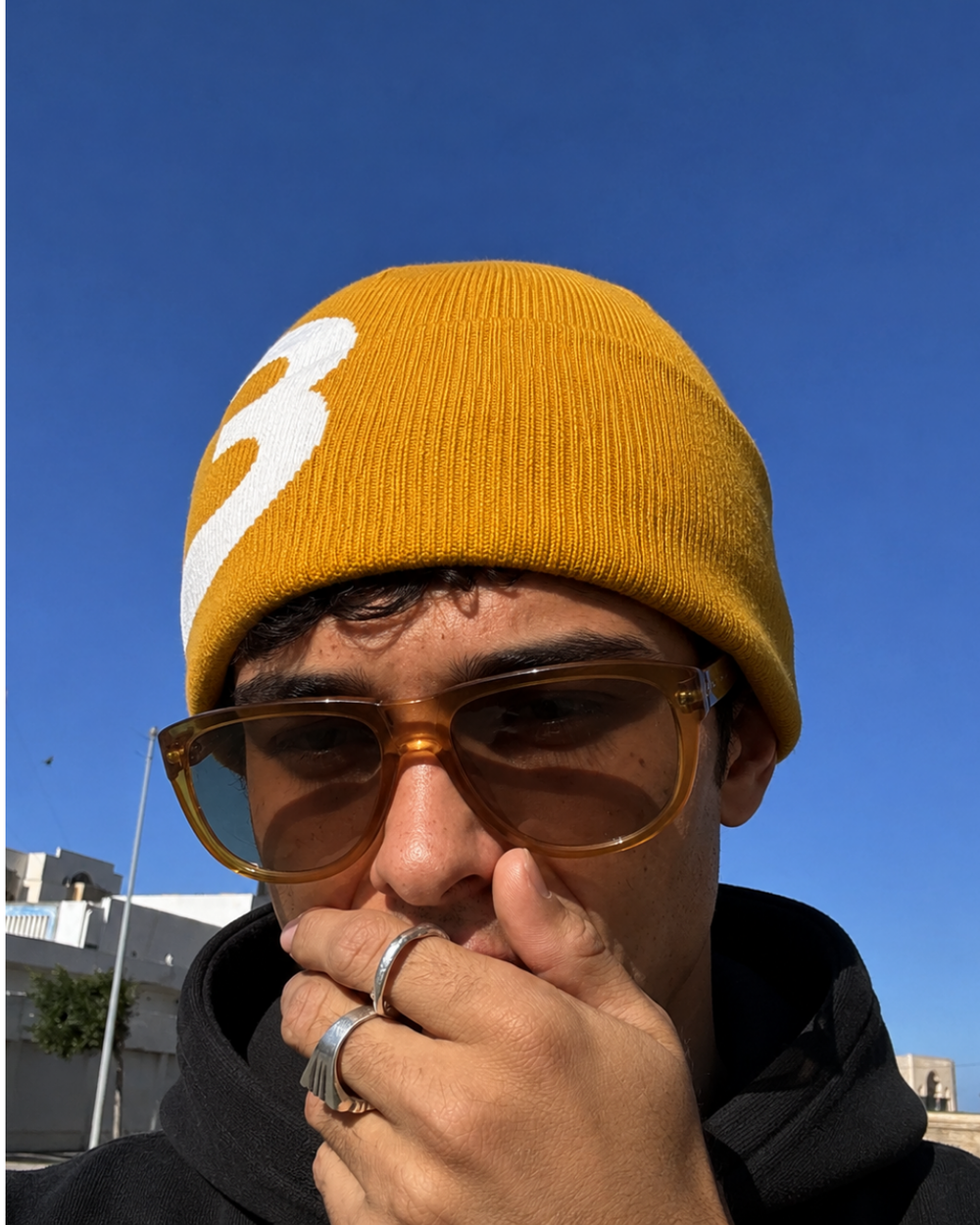 Brain Freeze Beanie - Egg Yolk