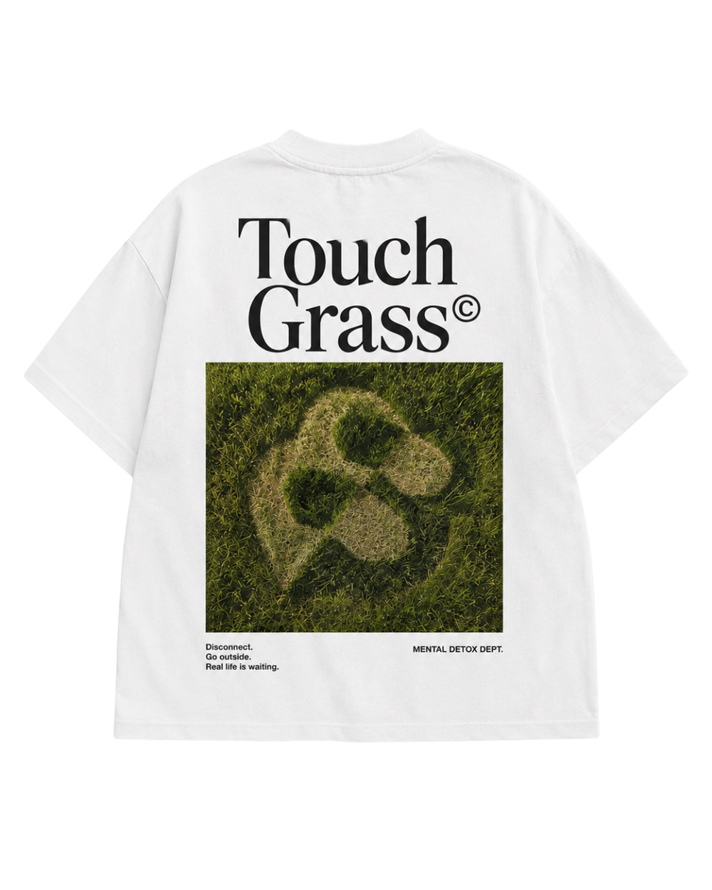 Grass White Tee