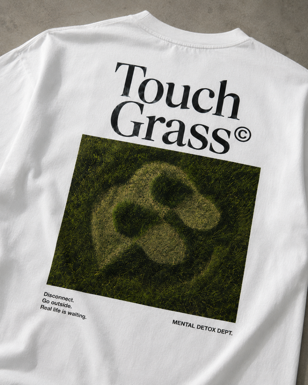 Grass White Tee