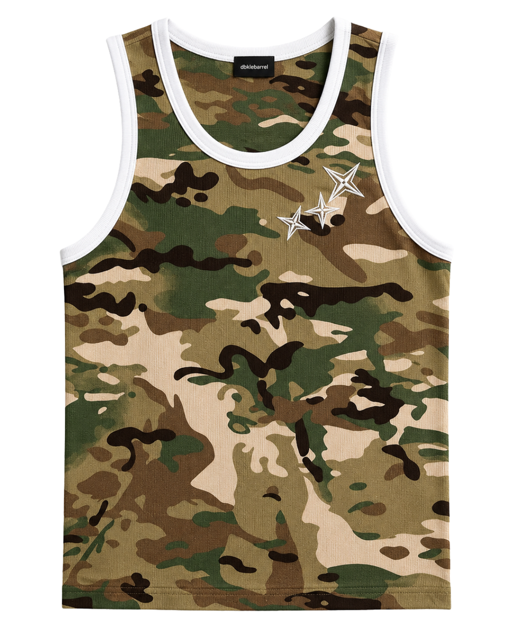 Ringer Camo Singlet