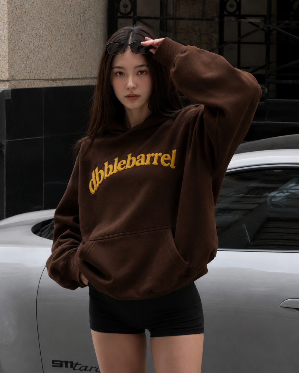 The Arc Hoodie - Chocolate