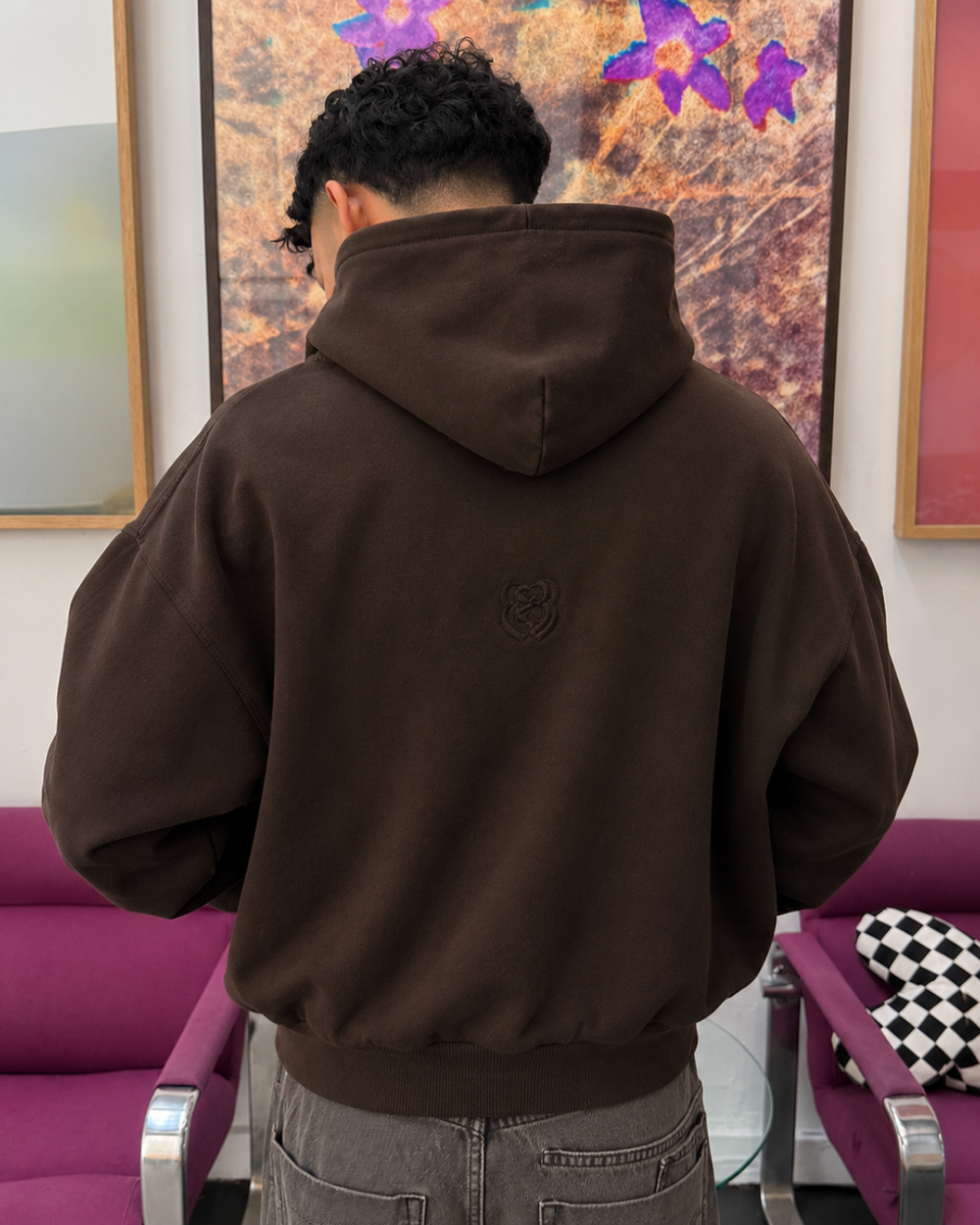 The Arc Hoodie - Chocolate