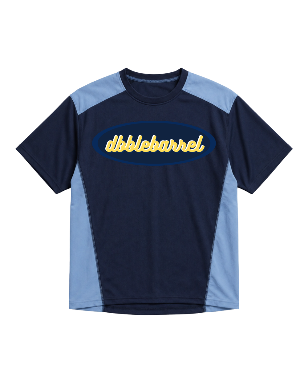 The Panel Tee - Navy