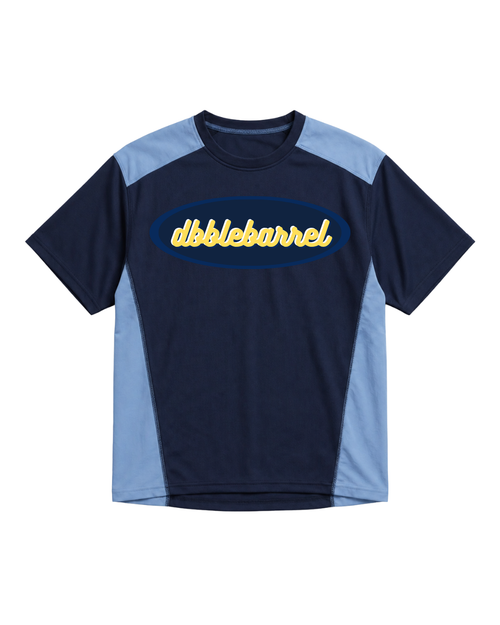 The Panel Tee - Navy