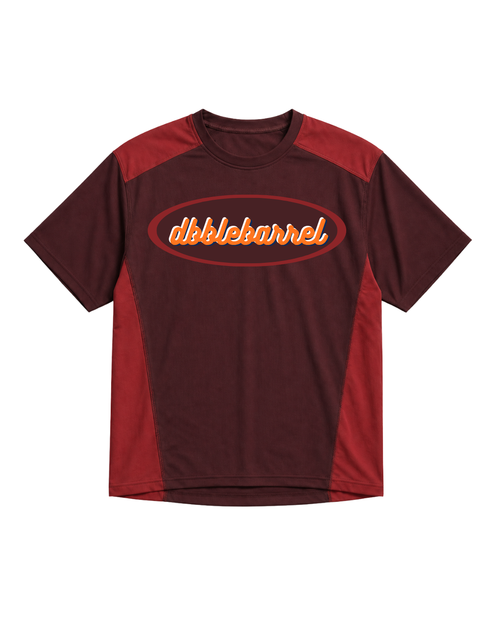 The Panel Tee - Burgundy