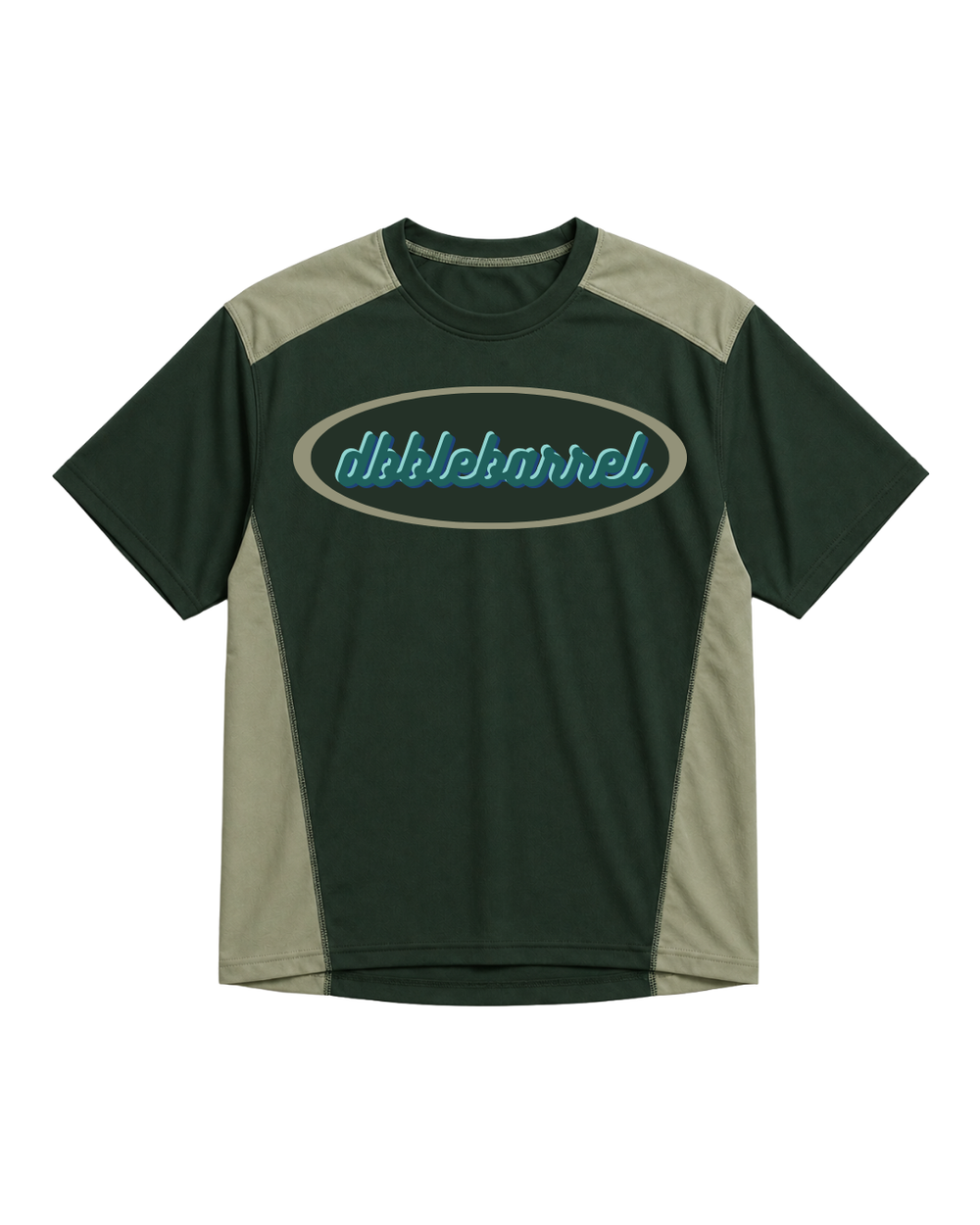 The Panel Tee - Forest