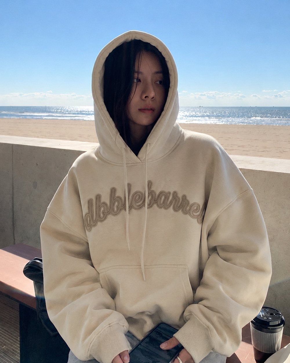 The Layover Hoodie - Cream