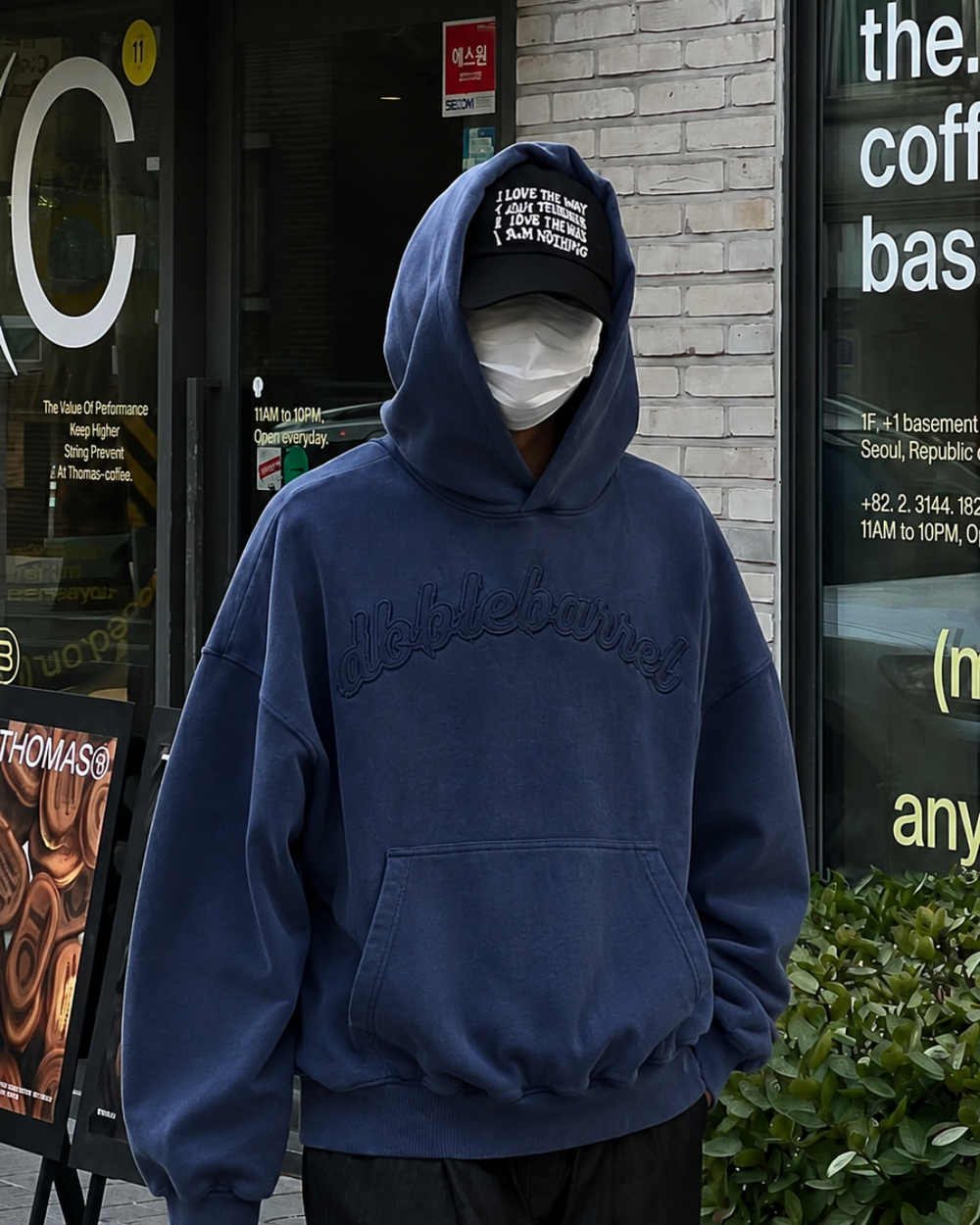 The Layover Hoodie - Slate Blue