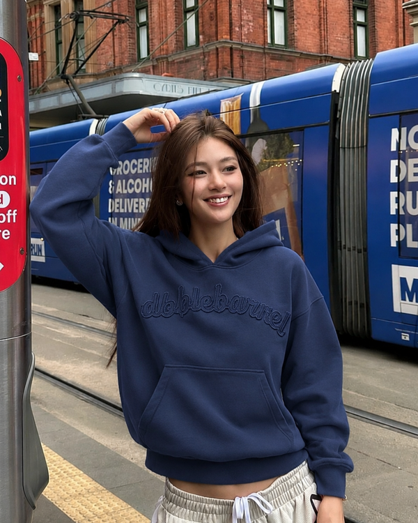 The Layover Hoodie - Slate Blue alternate