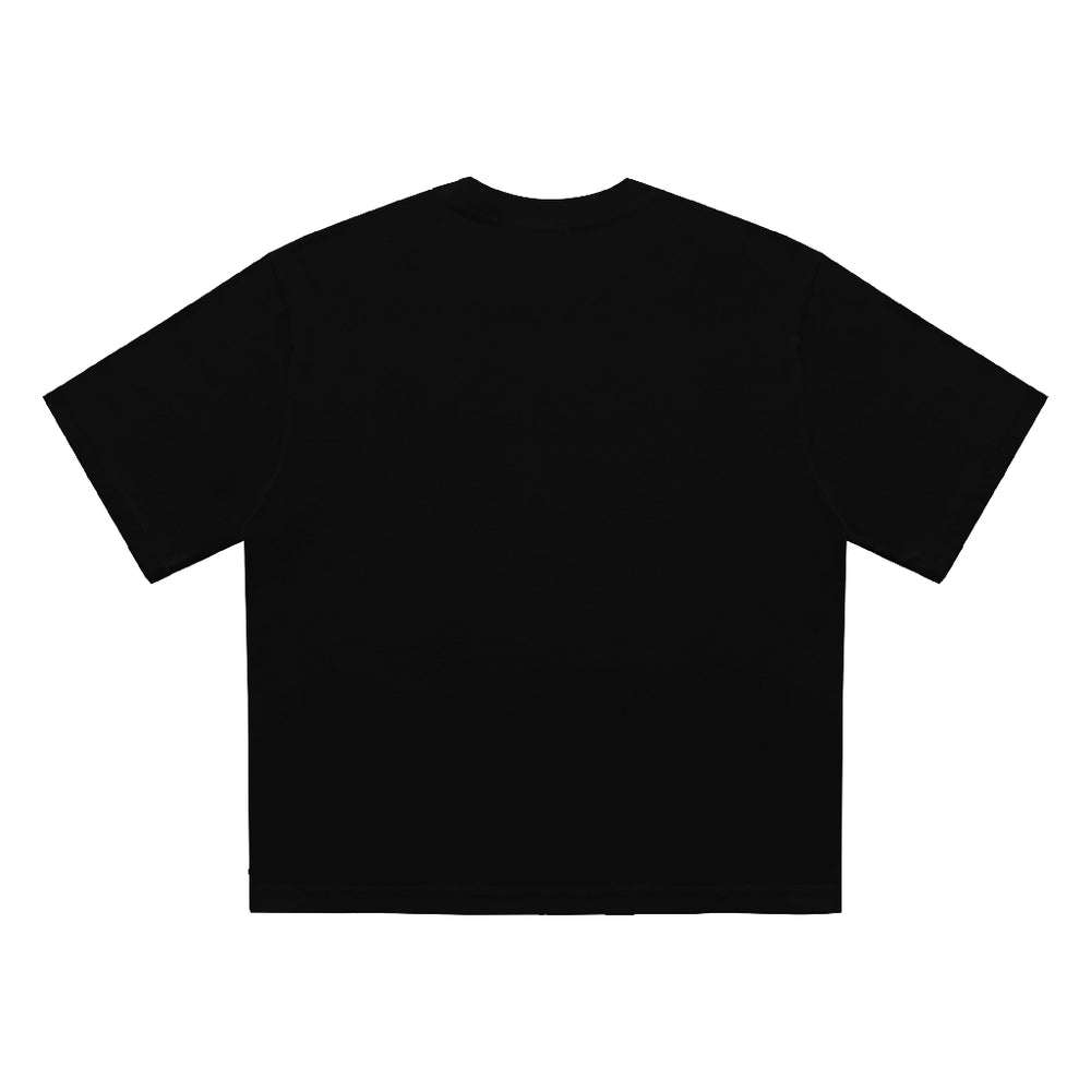 Silverline Tee in Black, back