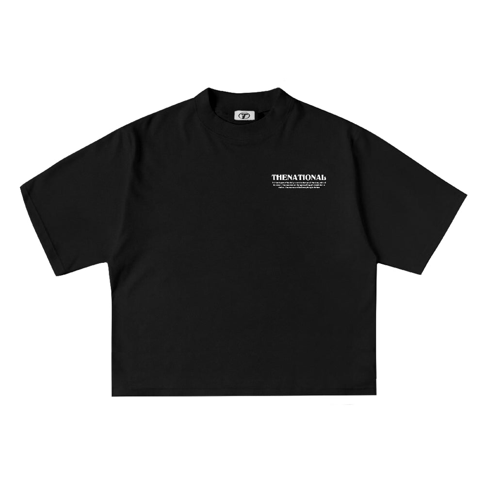 Joy of Dressing Tee in Black, front