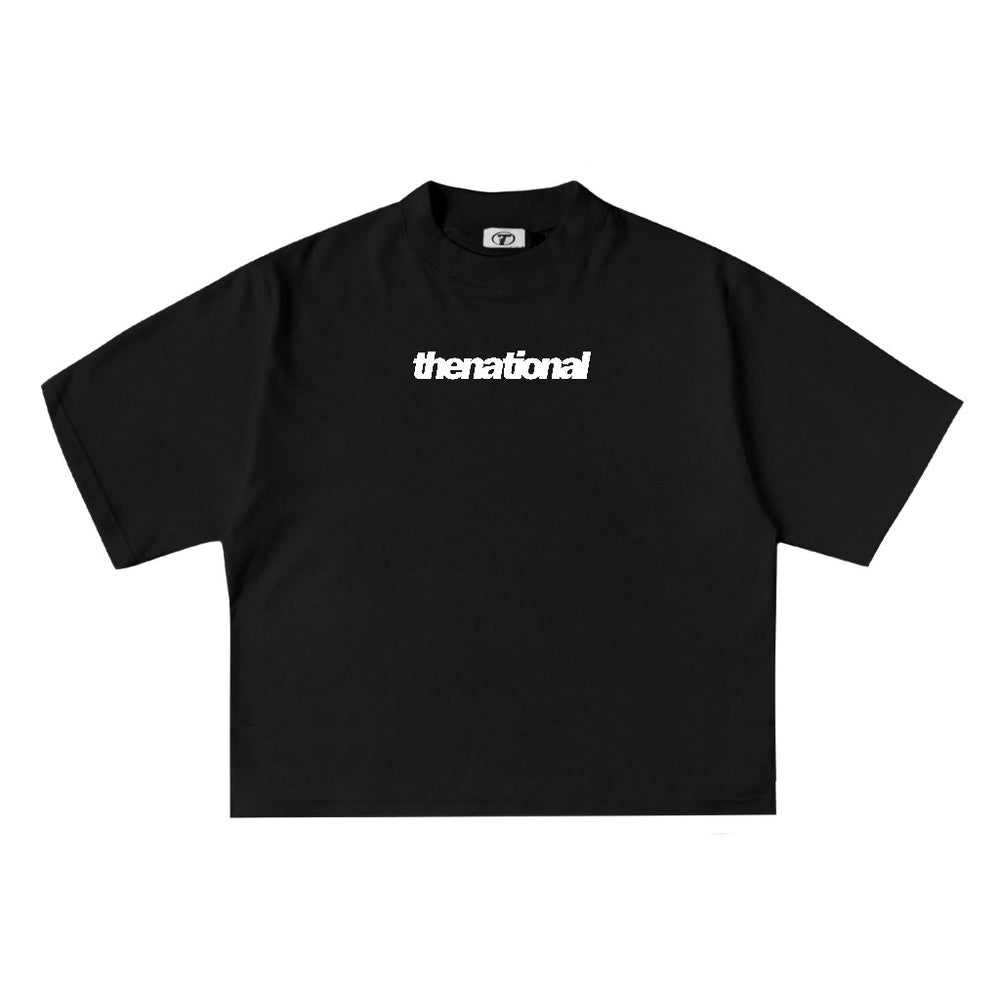 Good Manners Tee in Black, front