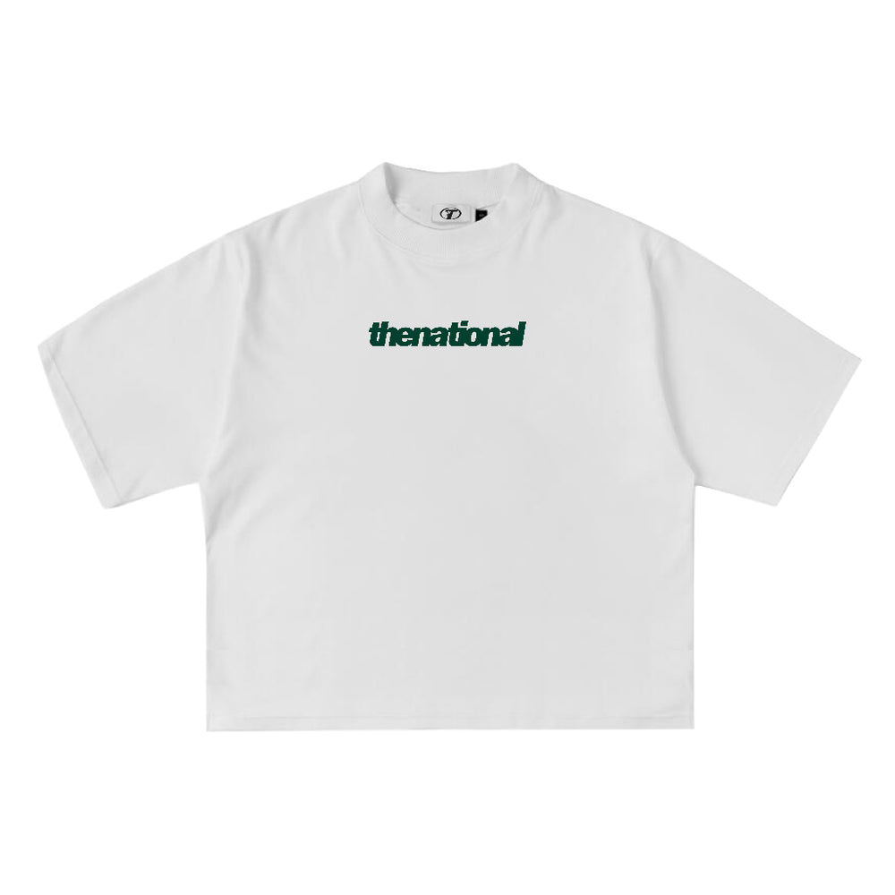Good Manners Tee in White, front