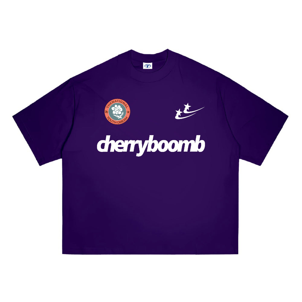 Cherry Bomb Tee in Dark Purple
