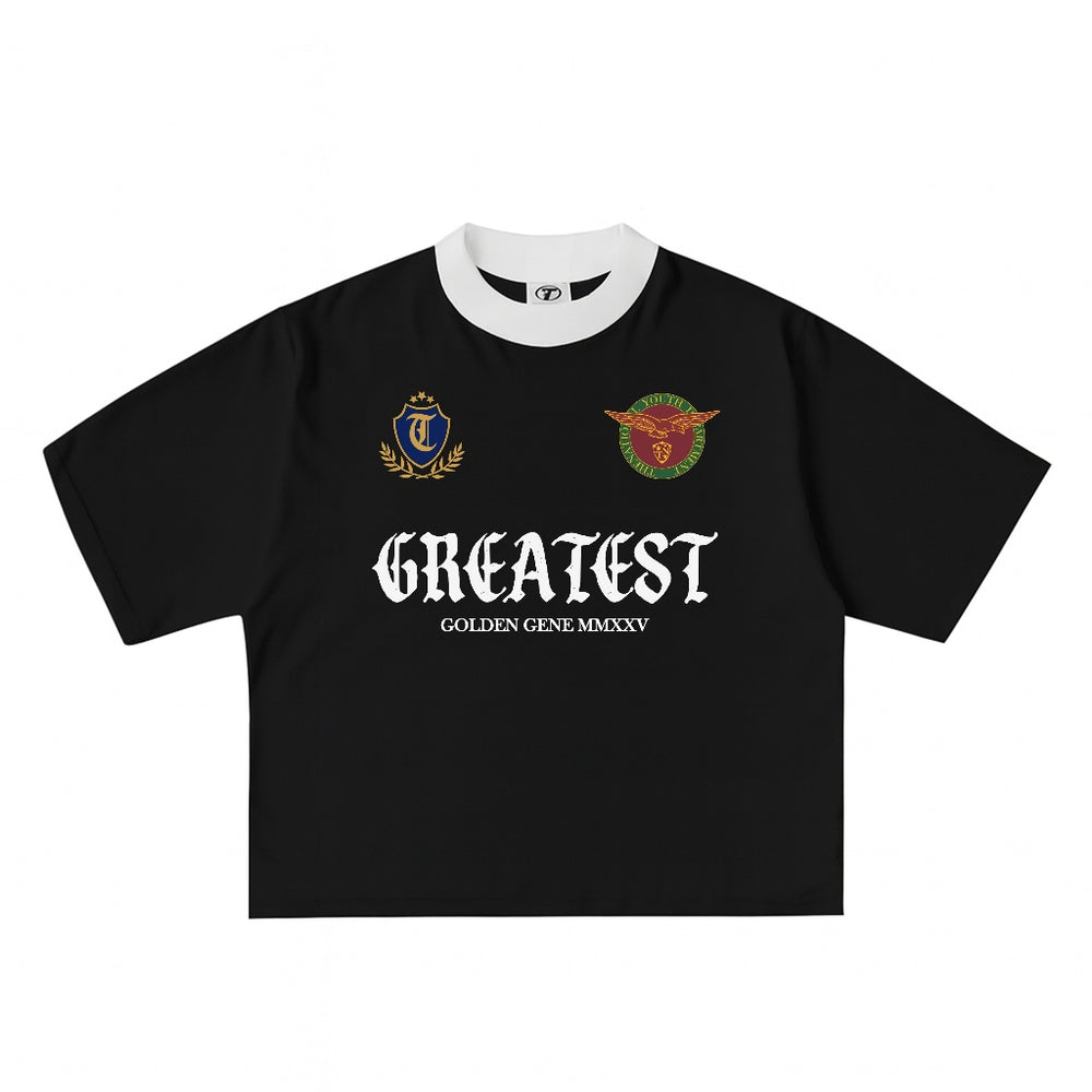 Greatest Ringer Tee in Black