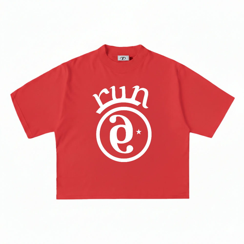 Crown Seal Tee in Tomato, front